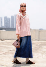 Load image into Gallery viewer, Laiqa Plain Top (Pastel Pink)