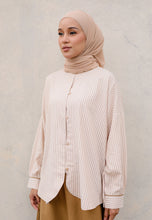 Load image into Gallery viewer, Aamily Stripe Top (Brown)
