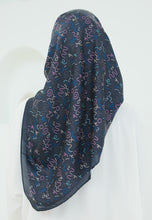 Load image into Gallery viewer, Aurora Printed Square Hijab (Doodle Black)