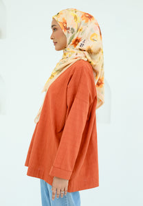 Laiqa Plain Top (Brick Orange)