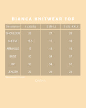 Load image into Gallery viewer, Bianca Knitwear Top (Cream)