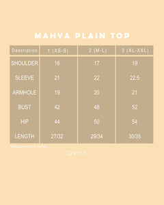 Mahya Plain Top (Pastel Peach)