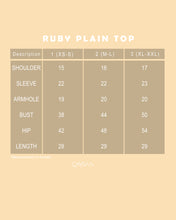 Load image into Gallery viewer, Ruby Plain Top (Ash Blue)