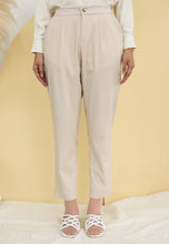 Load image into Gallery viewer, Azka Tapered Pants (Cream)