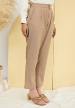 Load image into Gallery viewer, Azka Tapered Pants (Latte)