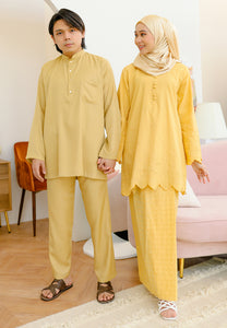 Baju Melayu Tulip Men ( Yellow )