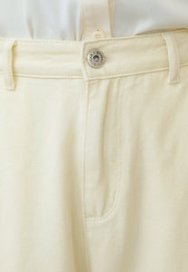 Laura Culottes Jeans (Cream)