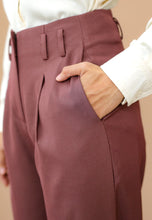 Load image into Gallery viewer, Zehra Straight Pants (Ash Brown)