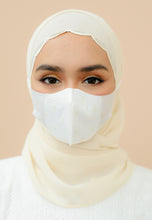 Load image into Gallery viewer, Duckbill 4-ply Headloop Face Mask (White)