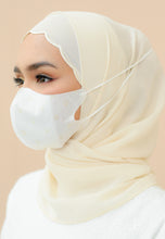 Load image into Gallery viewer, Duckbill 4-ply Headloop Face Mask (White)