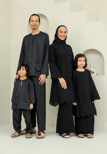 Baju Melayu Men (Black)