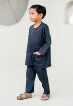 Load image into Gallery viewer, Baju Melayu Boy (Classic Blue)