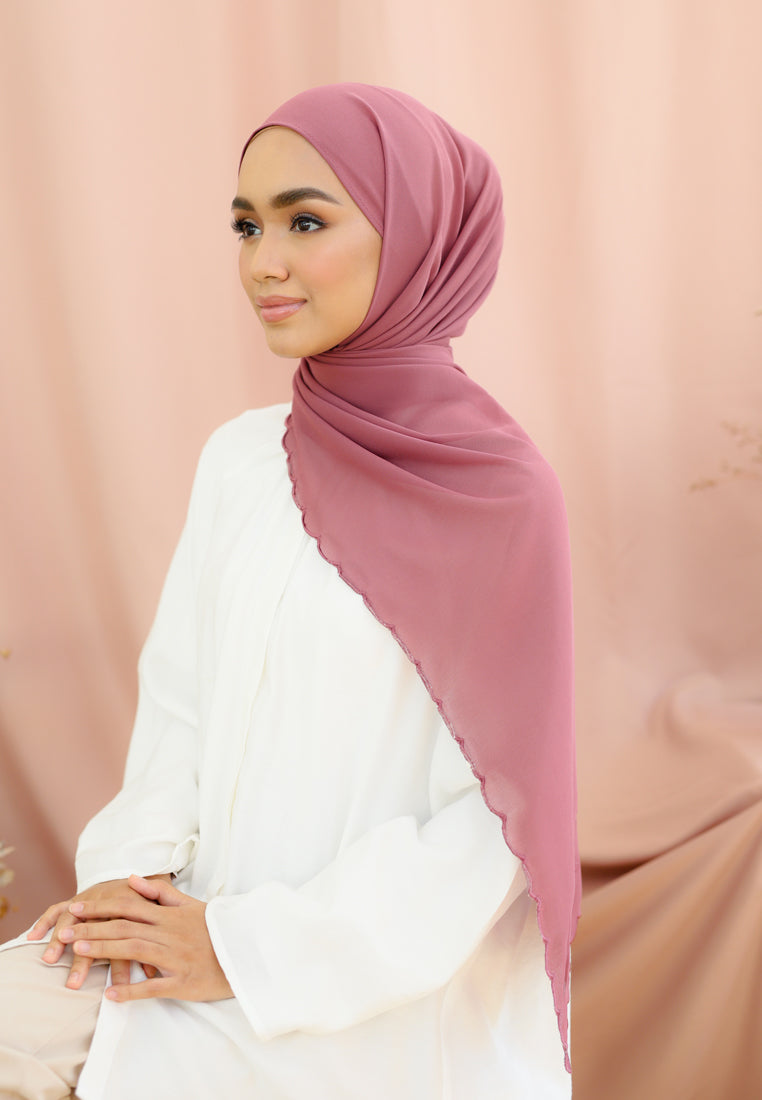 Pink chiffon outlet wrap