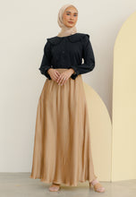 Load image into Gallery viewer, Tyesha Pleated Skirt (Gold)