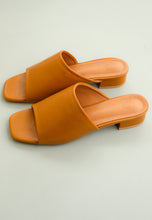 Load image into Gallery viewer, Amber Panel Mules (Mustard)