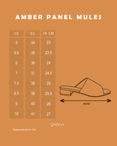 Amber Panel Mules (Light Olive)