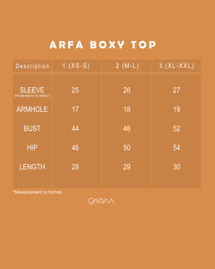Arfa Boxy Top ( Nude )