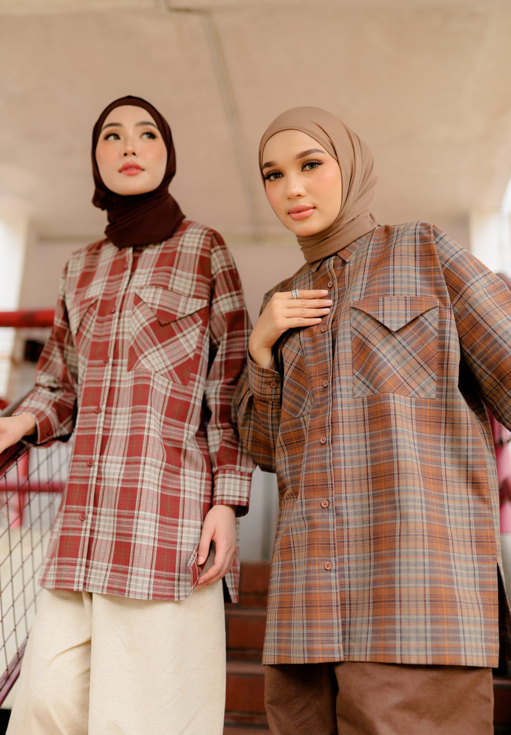 Sophia Checkered Top