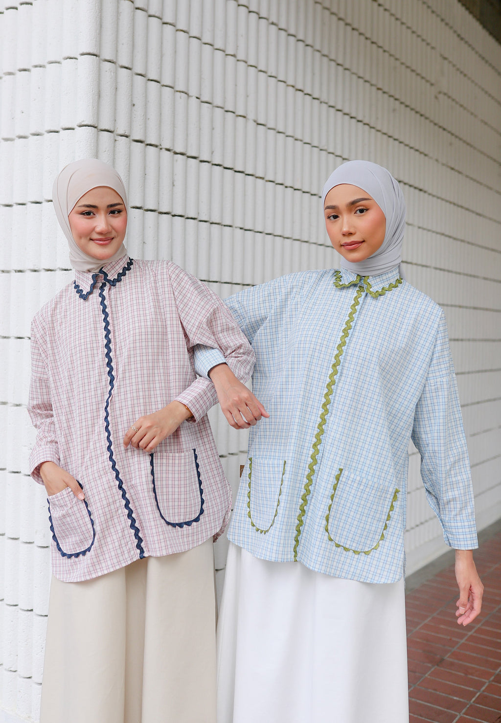 Camilla Checkered Top