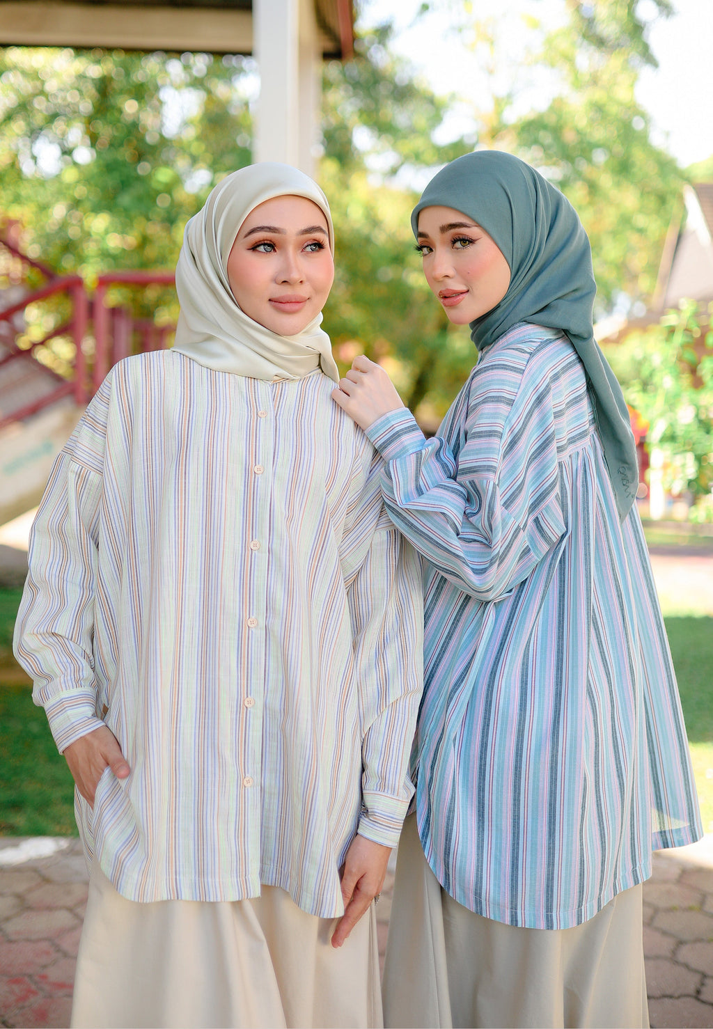 Neera Stripe Top