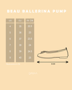 Beau Ballerina Pump (Black)