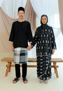 Kerabat Kurta Men (Black)