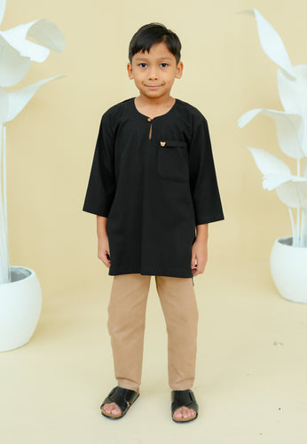 Kerabat Kurta Boy (Black)