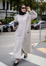 Load image into Gallery viewer, Adwa Checkered Dress (Black)