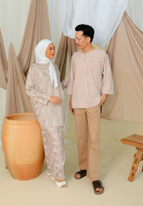 Kerabat Kurta Men (Taupe)