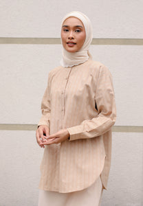 Zulfa Embroidered Top (Nude)