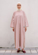 Load image into Gallery viewer, Adwa Checkered Dress (Red)