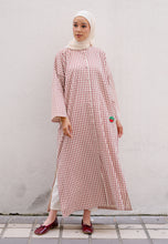 Load image into Gallery viewer, Adwa Checkered Dress (Red)