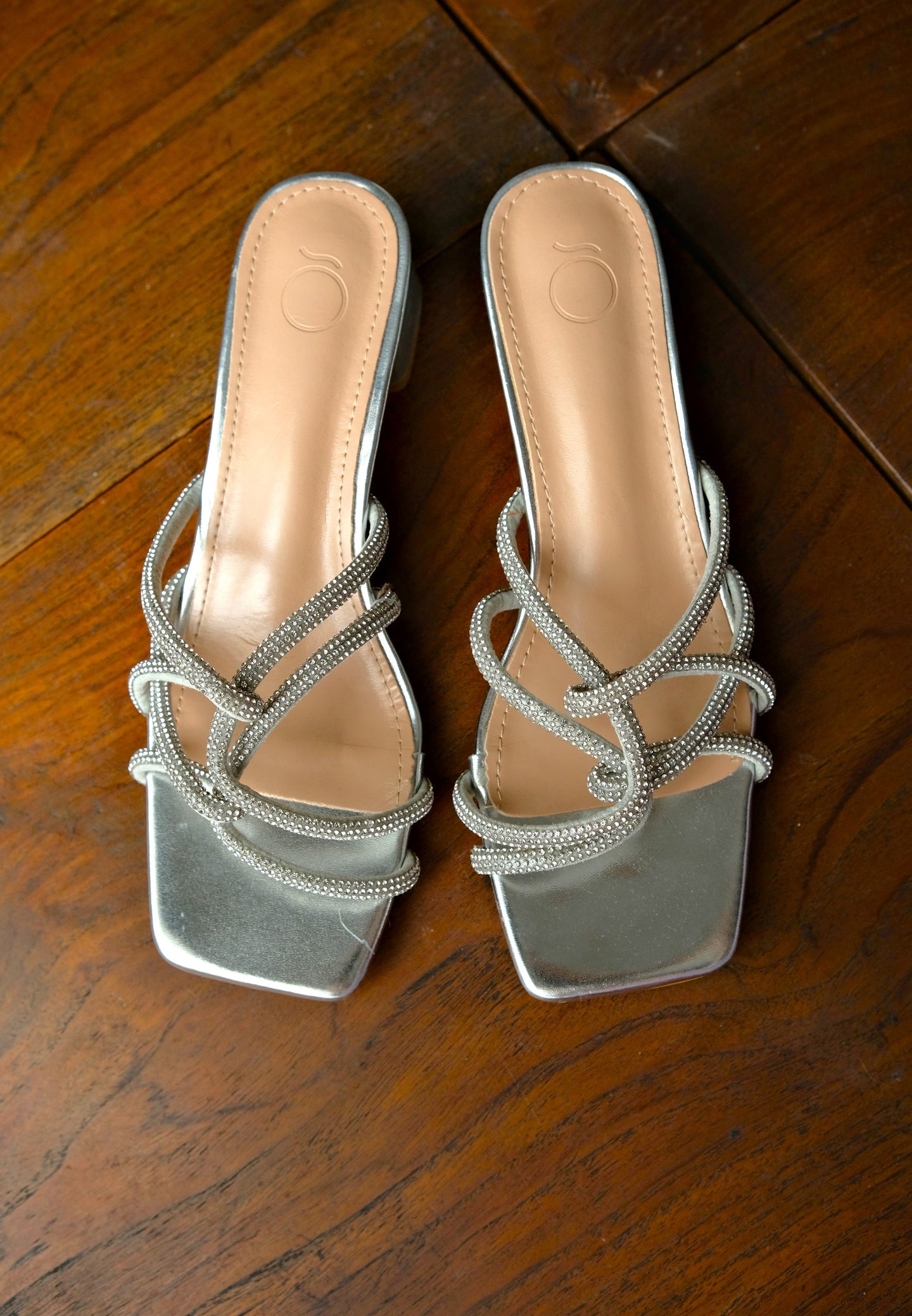 Lily Dazzle Heels (Silver)