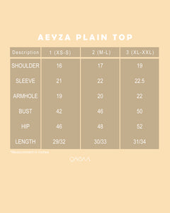 Aeyza Plain Top (Soft Grey)