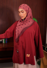 Load image into Gallery viewer, Bora Cat T-shirt (Red Maroon)