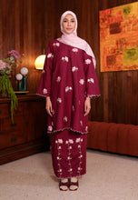Load image into Gallery viewer, Lestari Kurung (Burgundy)