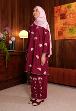 Load image into Gallery viewer, Lestari Kurung (Burgundy)