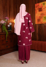 Load image into Gallery viewer, Lestari Kurung (Burgundy)