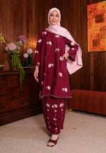 Load image into Gallery viewer, Lestari Kurung (Burgundy)