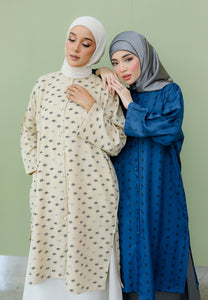 Ibna Printed Tunic (Nude)