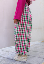 Load image into Gallery viewer, Vega Barrel Pants (Green Pink)