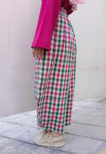Load image into Gallery viewer, Vega Barrel Pants (Green Pink)
