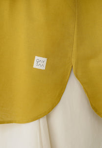 Hessa Linen Top (Mustard)