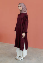 Load image into Gallery viewer, Ibna Printed Tunic (Burgundy)