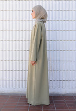 Load image into Gallery viewer, Preorder Yumna Shirt Caftan (Sage Green Nursing Friendly)