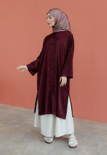 Load image into Gallery viewer, Ibna Printed Tunic (Burgundy)