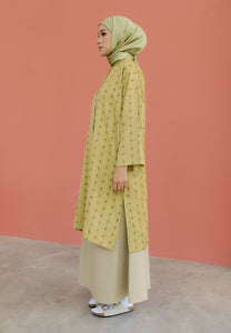 Ibna Printed Tunic (Lime Green)