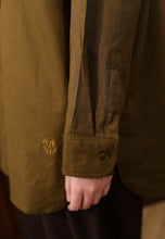 Load image into Gallery viewer, Erum Linen Top (Army Green)