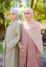 Load image into Gallery viewer, Preorder Yumna Shirt Caftan (Sage Green Nursing Friendly)