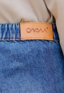 Mom Jeans (Washed Powder Blue)